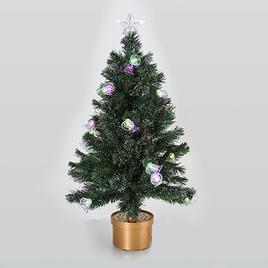 Puleo International 24.5in. Fiber Optic Christmas Tree