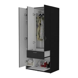 FM FURNITURE Ramblas Black Armoire