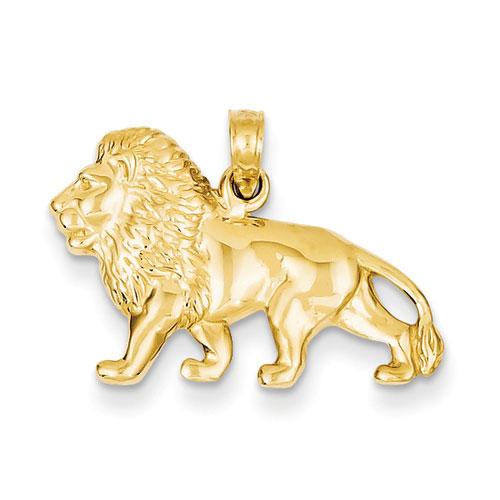 Unisex Gold Classics(tm) 14kt. Lion Pendant