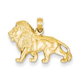 Unisex Gold Classics(tm) 14kt. Lion Pendant