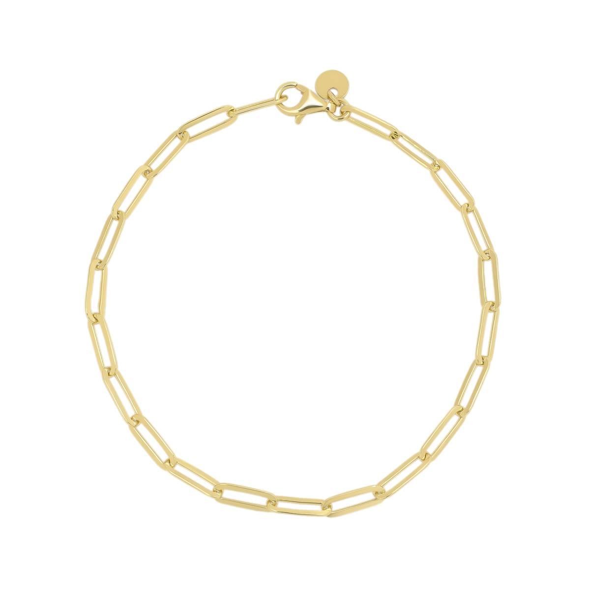 Gold 7.25in. Chain Bracelet