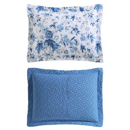 Laura Ashley Breezy Floral Cotton Reversible Quilt Set