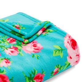 Betsey Johnson Bouquet Day Plush-Fleece Blanket