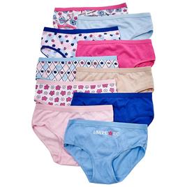 Girls (4-6x) Limited Too™ 10pk. Cotton Floral/Retro Bikinis