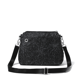 Baggallini Calais Crossbody - Midnight Blossom