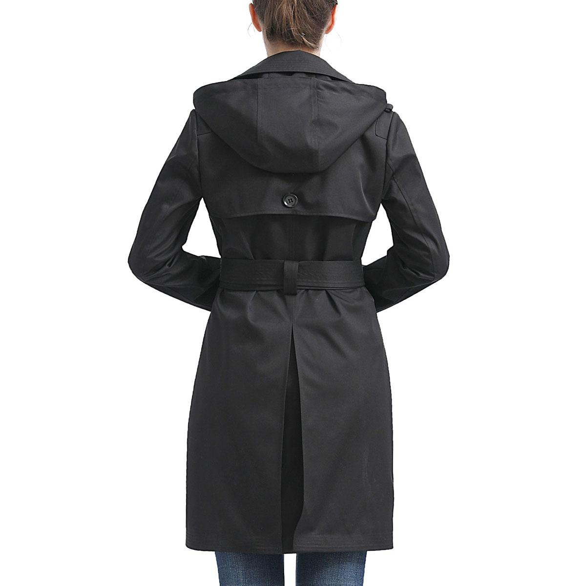 Womens BGSD Waterproof Hooded Trench Coat