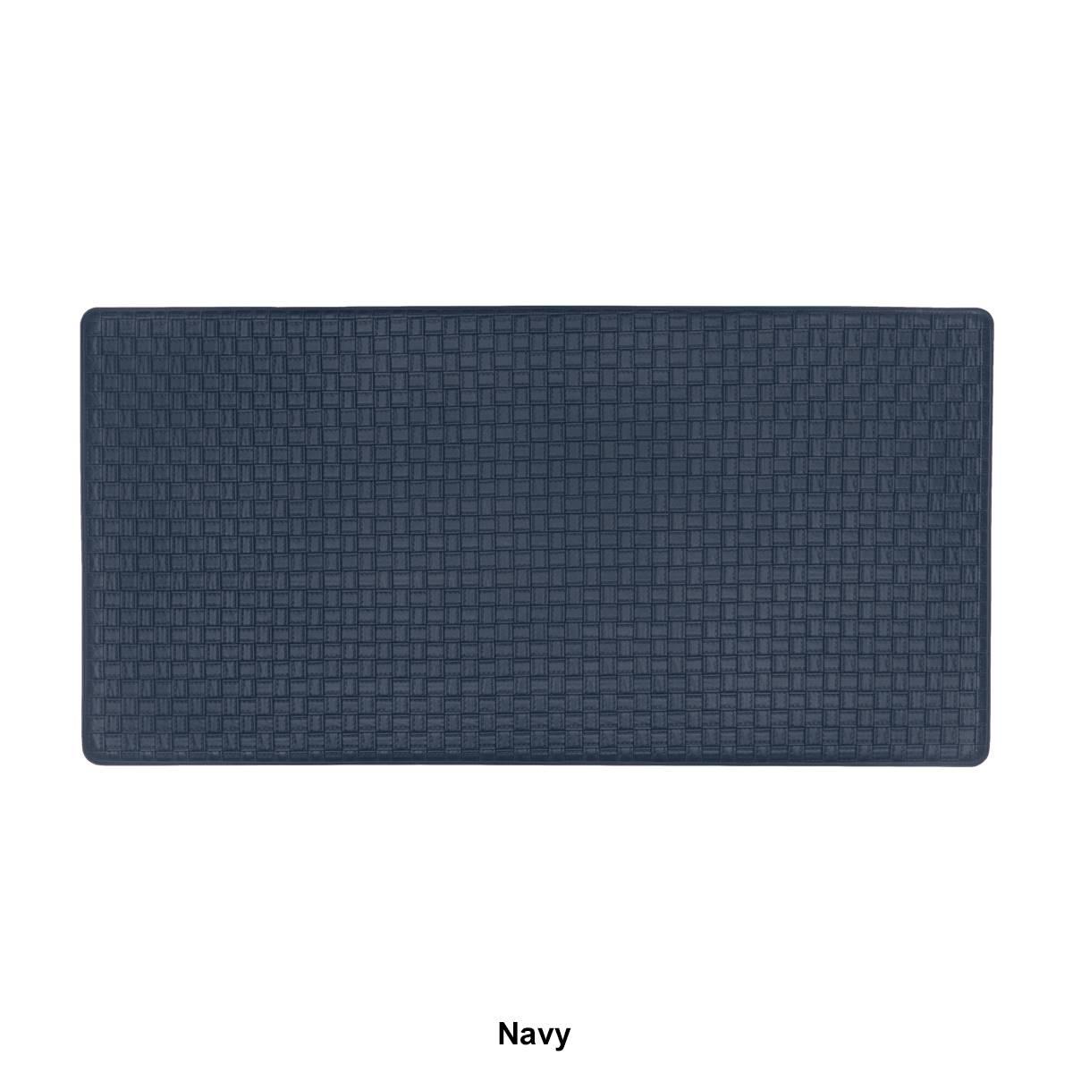 Achim Woven-Embossed Faux-Leather Anti-Fatigue Mat