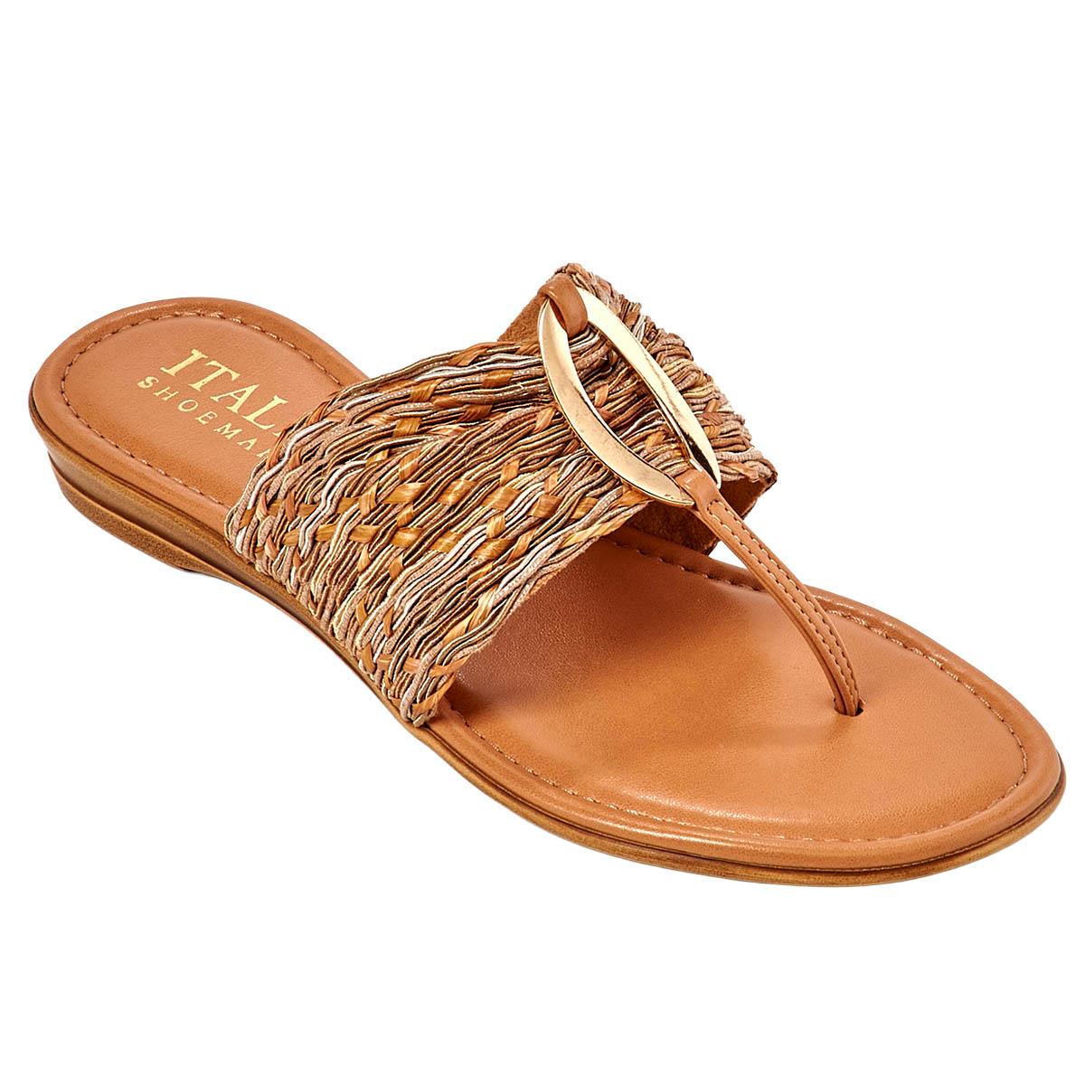 Womens Italian Shoemakers Waylon Thong Sandals
