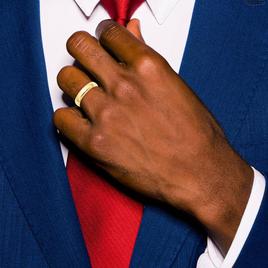 Mens Gold Classics™ 10kt. Yellow Gold  Half Round Wedding Band