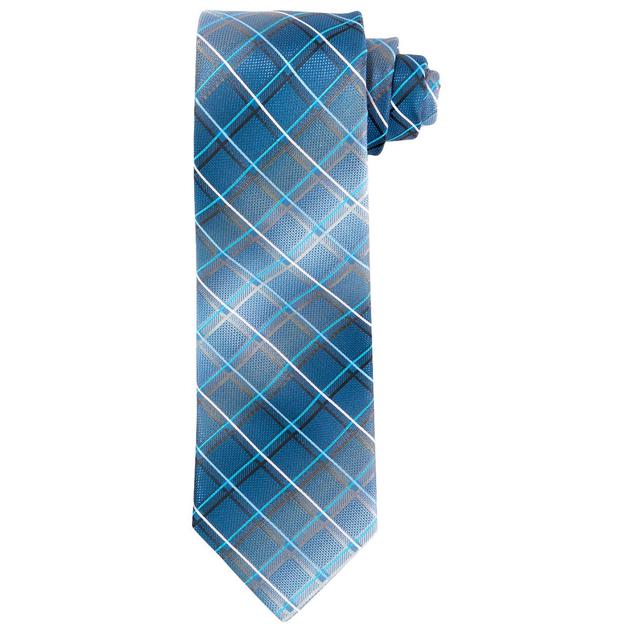 Mens Van Heusen® Shaded Geometric Diamonds Tie - Aqua