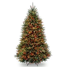 National Tree 6.5ft. Dunhill(R) Fir Tree with Multi-Color Lights