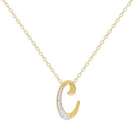 Accents by Gianni Argento Initial C Pendant Necklace