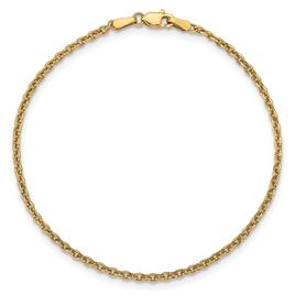 Gold Classics™ 2.2mm. Solid Polished Cable Chain Necklace