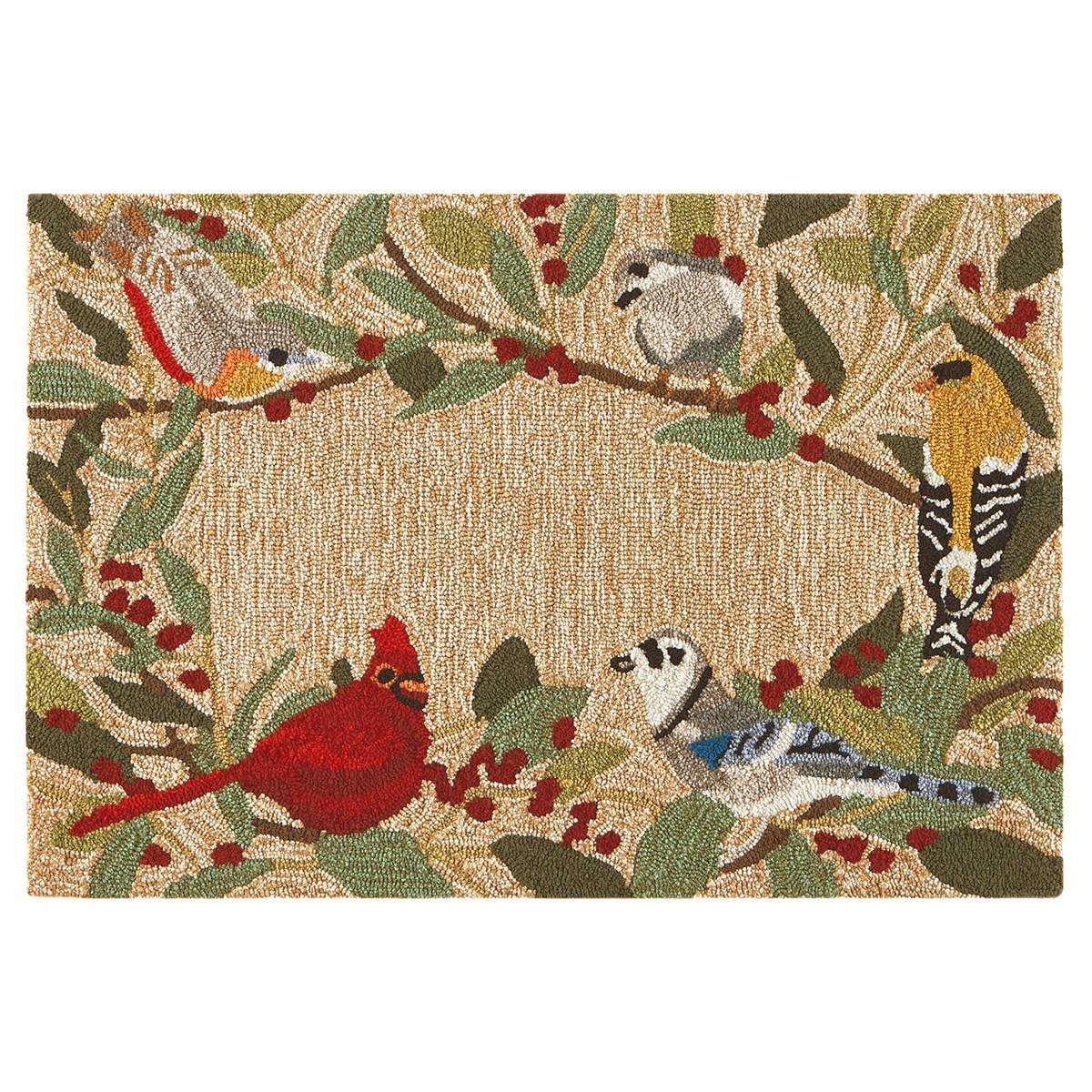 Liora Manne Front Porch Bird Border Indoor/Outdoor Rug