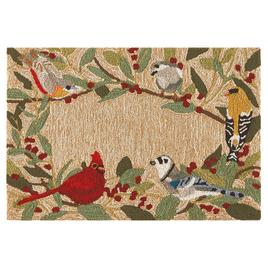 Liora Manne Front Porch Bird Border Indoor/Outdoor Rug