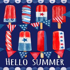 Northlight Seasonal 28in. Hello Summer Popsicle Garden Flag