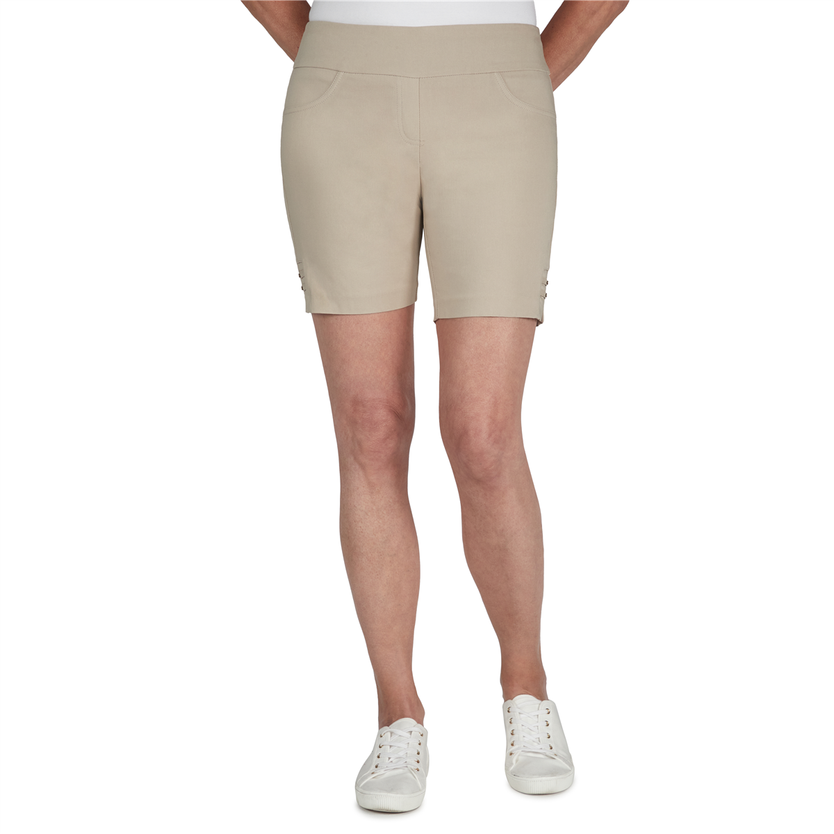 Womens Hearts of Palm Essentials Pull On Tech Stretch Shorts