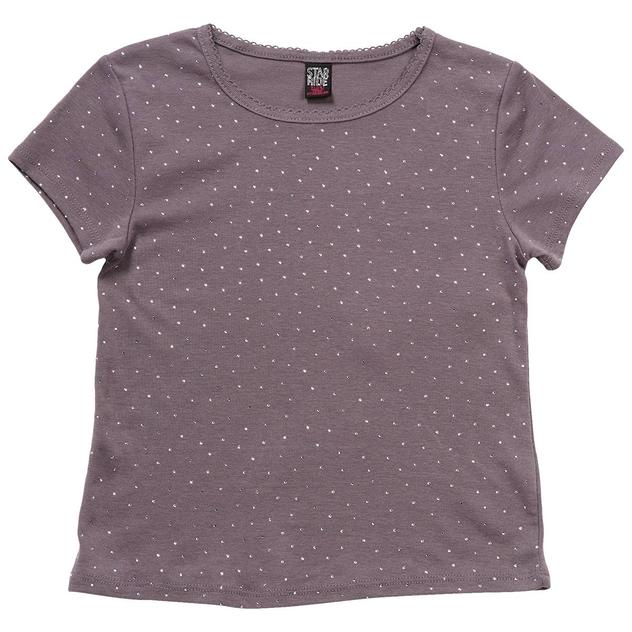 Girls (7-16) Star Ride® Rhinestone Front Short Sleeve Tee