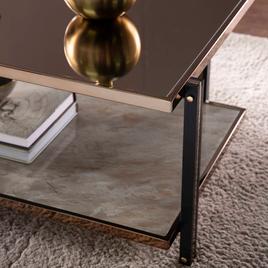 Southern Enterprises Thornsett Coffee Table w/ Mirrored Top