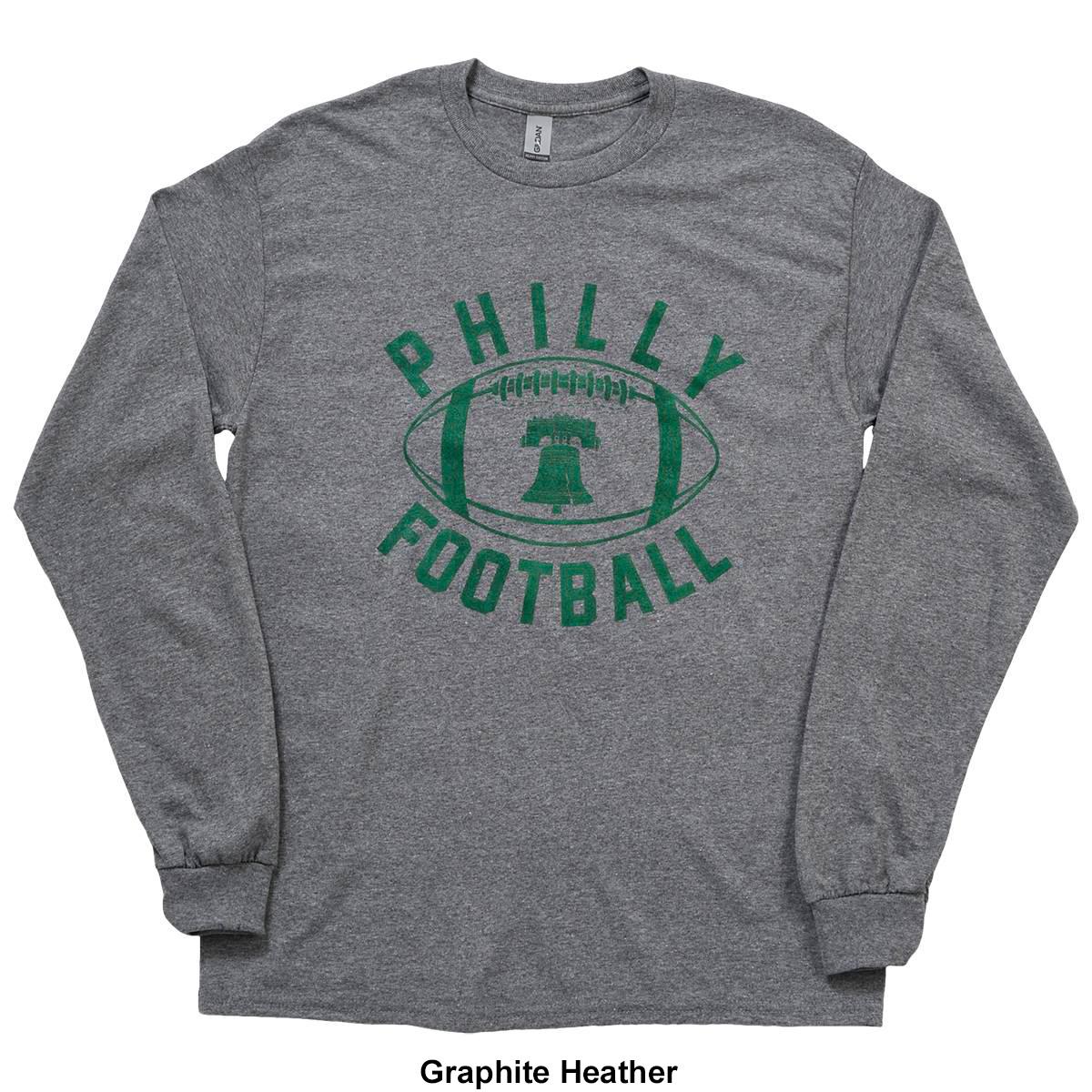 Mens Philly Football Tailgate Long Sleeve Tee