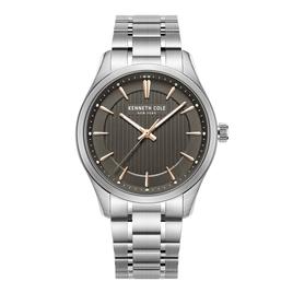 Mens Kenneth Cole(R) New York Silver/Grey Dial Watch - KCWGG2234503
