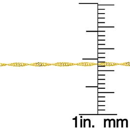 Gold Classics™10kt. Yellow Gold 1mm Necklace