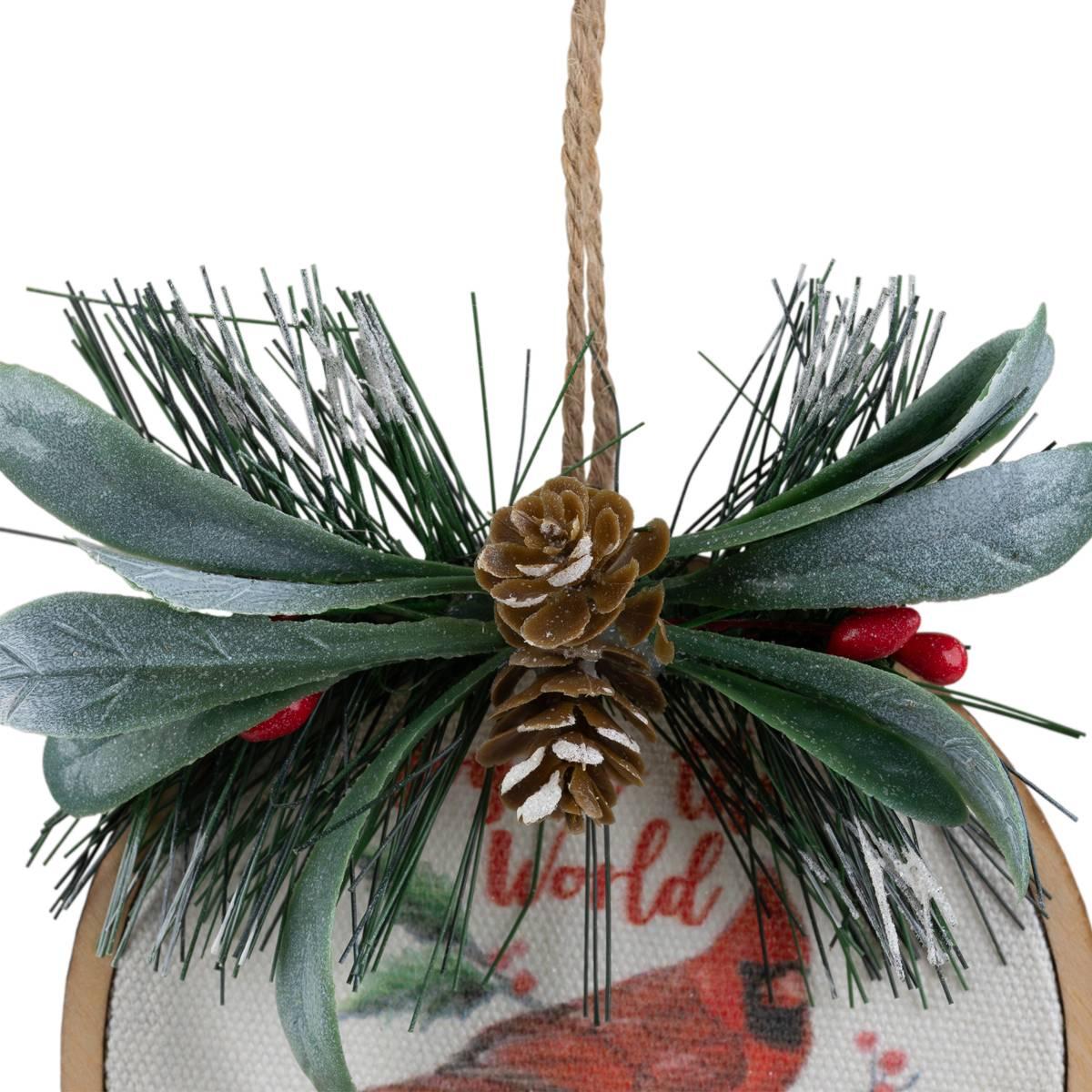 Northlight Seasonal 5.25in. Joy to the World Cardinal Ornament