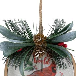 Northlight Seasonal 5.25in. Joy to the World Cardinal Ornament