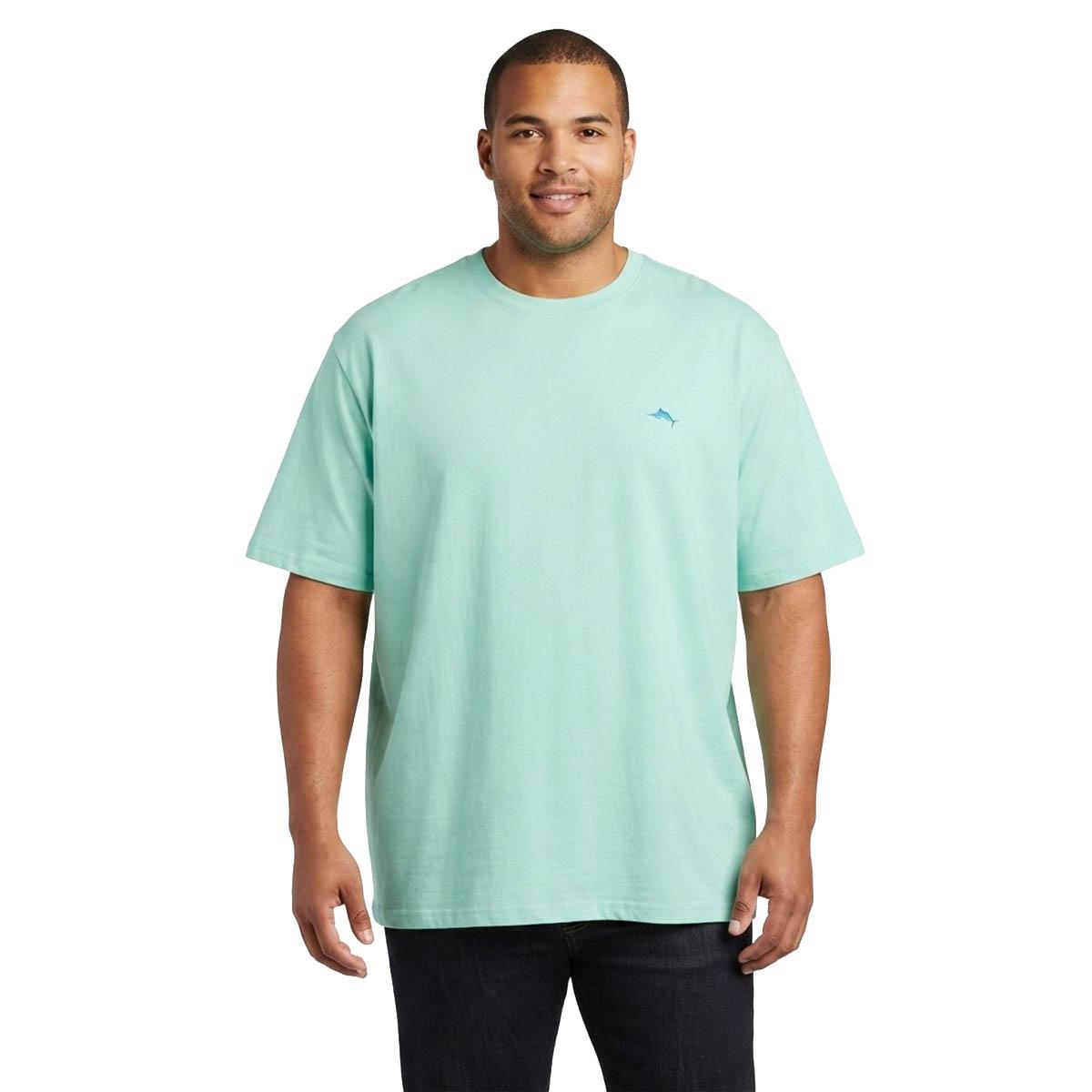Mens Big & Tall Joe Marlin Solid Embroidery Tee