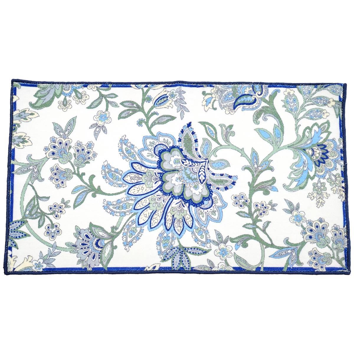 Nourison Fantasy Navy Floral Accent Rug