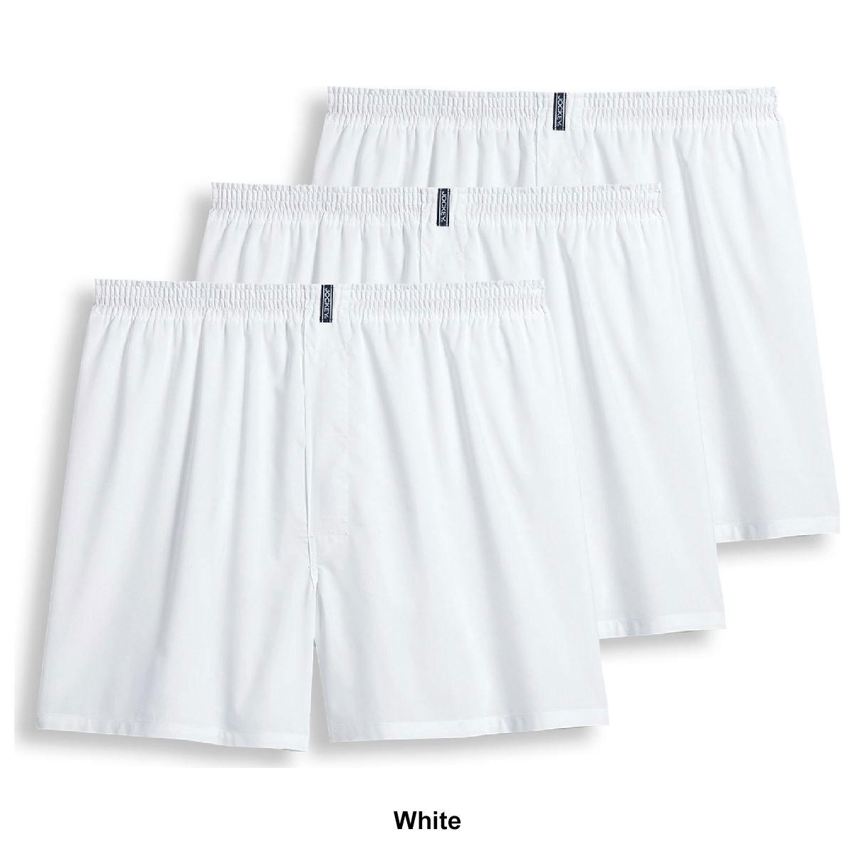 Mens Jockey® 3pk. Classic Woven Boxer