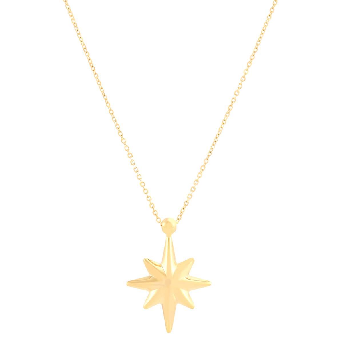 Gold Classics™ 10kt. Yellow Gold Polished Star Pendant Necklace