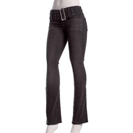 Juniors Madden Girl Self Belted Bootcut Jeans