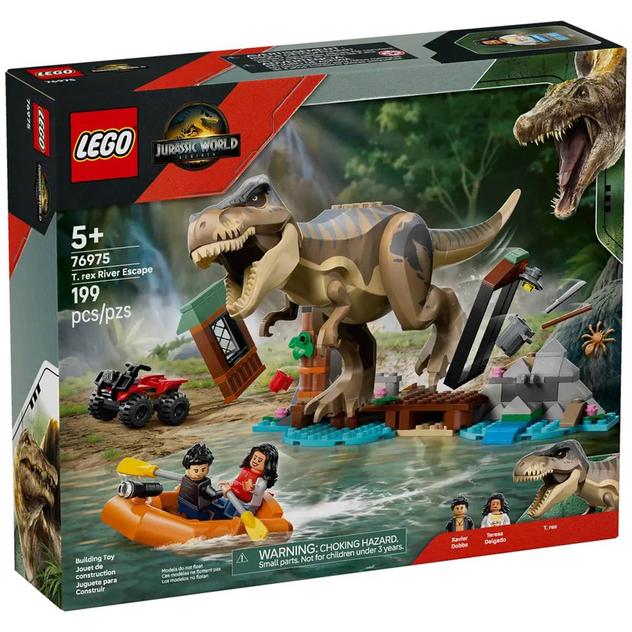 LEGO® Jurassic World T. Rex River Escape Building Kit