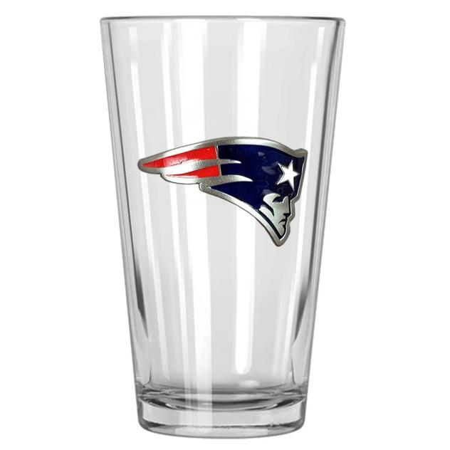 Patriots Metal Logo 16oz. Pint Glass