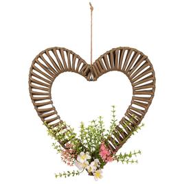 Northlight Seasonal Wrapped Floral Heart Hanging Decor