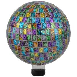 Northlight Seasonal Mosaic Window Pane Garden Gazing Ball