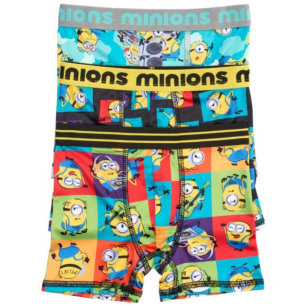 Toddler Boy Handcraft 3pk. Minions Athletic Boxer Briefs