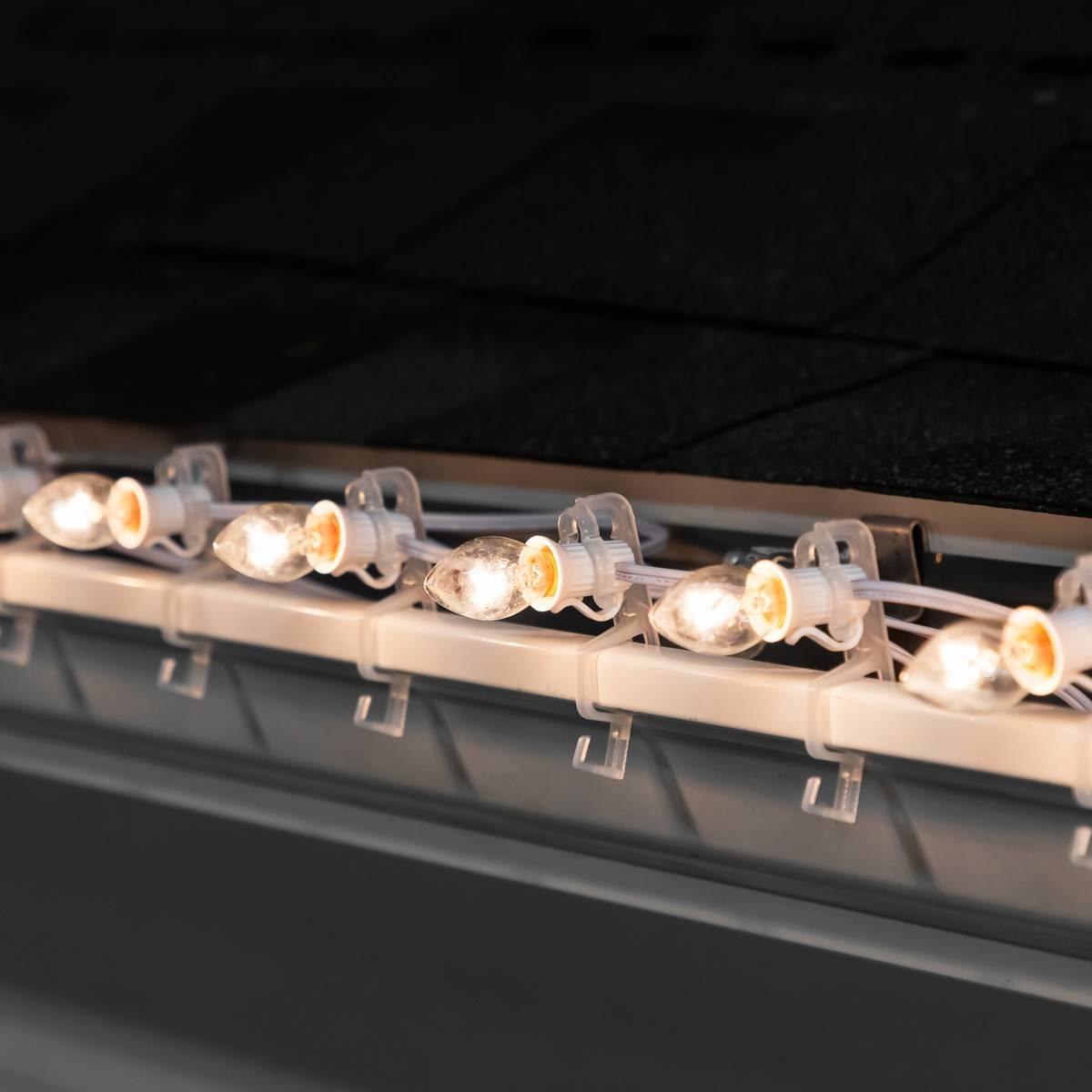 Northlight Seasonal 25ft. Clear C7 Christmas Lights - White Wire