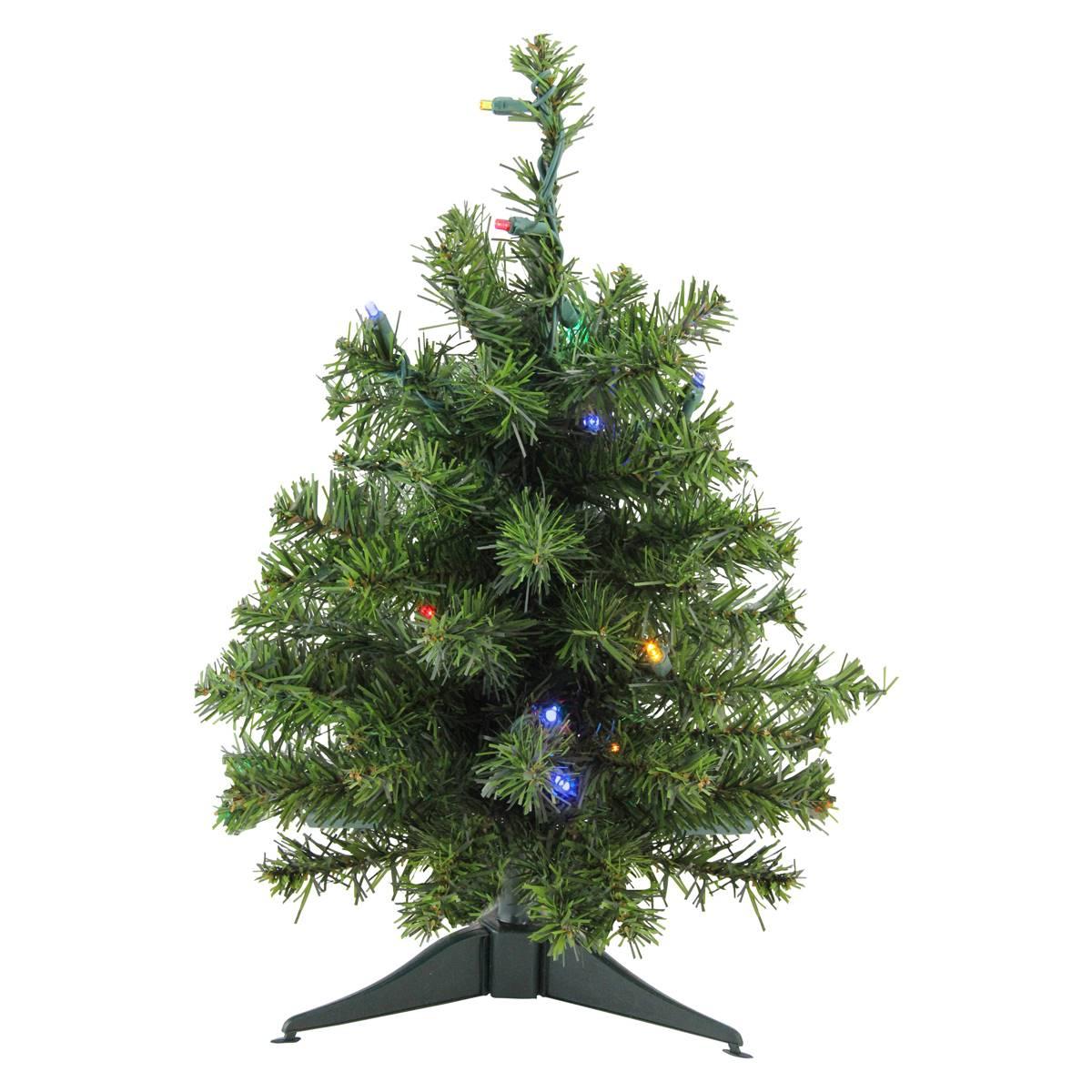 Northlight Seasonal 18in. Pre-Lit Canadian Pine Christmas Tree