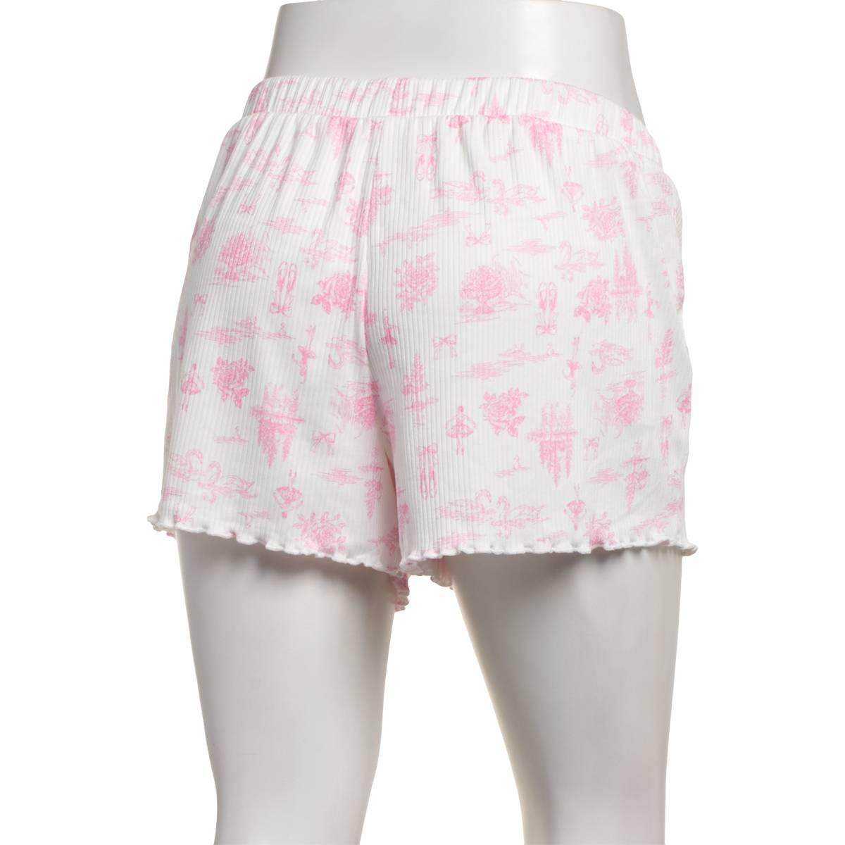Womens Jessica Simpson Swan Lake Pajama Short w/Rosette