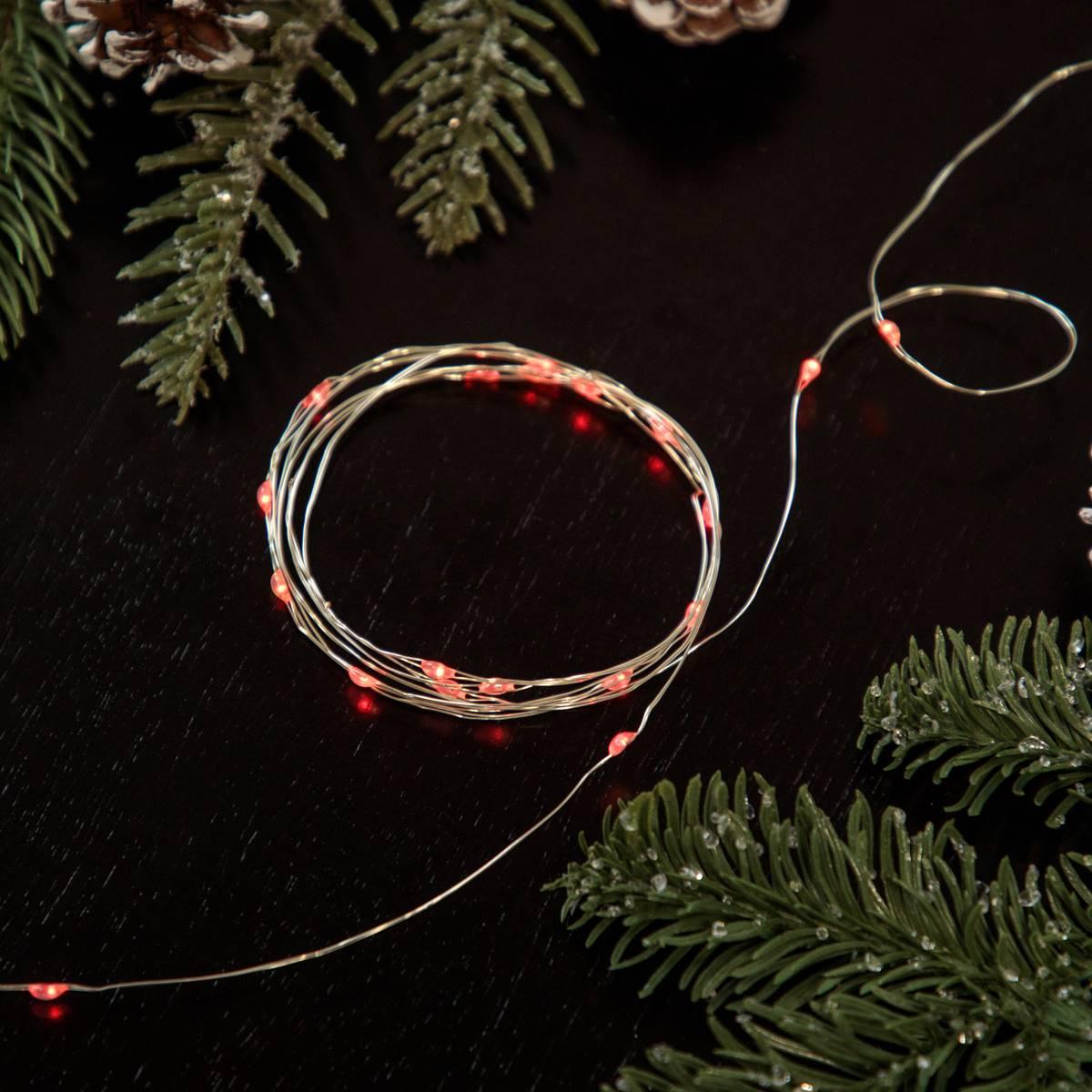 Northlight Seasonal 100ct. Red LED Micro Fairy Lights