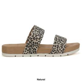 Womens Cliffs by White Mountain Tahlia Leopard Sandals