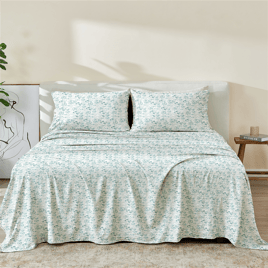 Patina Vie Maison Killian Microfiber Chamblee Blue Sheet Set