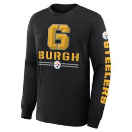 Mens NFL Fanatics Pittsburgh Steelers Hometown Sweep Legacy Tee