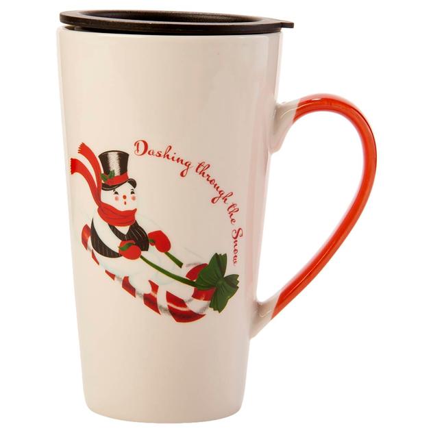 Godinger Snowman 18oz. Travel Mug