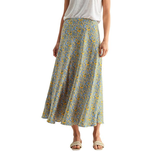 Womens CITY BLUES Floral Vine Midi Skirt
