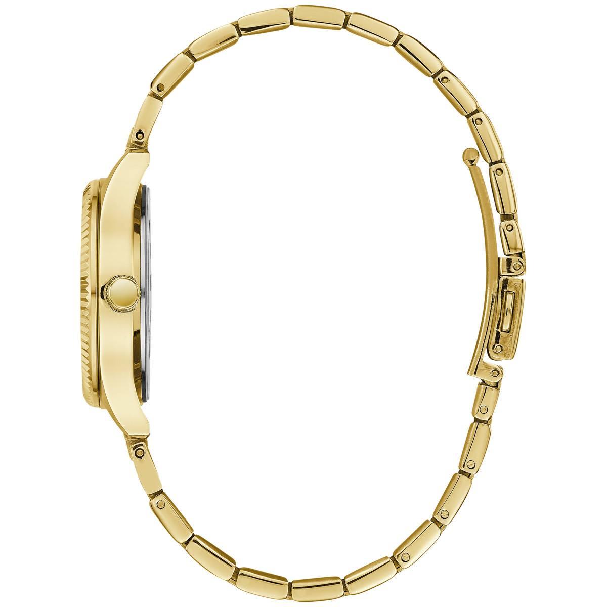 Women Carvavelle by Bulova Crystal Gold-Tone Watch Box Set-44X101
