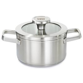 BergHOFF Graphite Stainless Steel 6.25in. Stockpot w/ Glass Lid