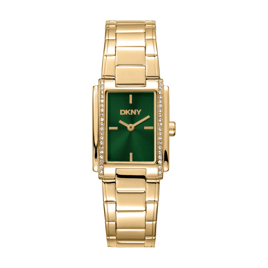 Womens DKNY Crystal Accented Case Green Dial Watch - DK1L122M0055